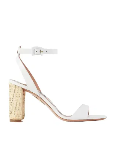 Aquazzura Sunseeker 85 Leather Sandals | Thumbnail 1 Aquazzura Sunseeker 85 Leather Sandals | Thumbnail 1
