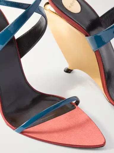 Saint Laurent Tallulah Patent-leather Wedge Sandals | Thumbnail 4 Saint Laurent Tallulah Patent-leather Wedge Sandals | Thumbnail 4