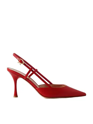 Gianvito Rossi Ascent 85 Leather Slingback Pumps | Thumbnail 1