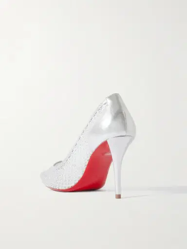 Christian Louboutin Apostropha 80 Crystal-embellished Mesh Pumps | Thumbnail 3 Christian Louboutin Apostropha 80 Crystal-embellished Mesh Pumps | Thumbnail 3