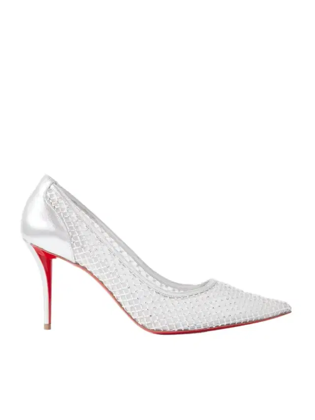 Christian Louboutin Apostropha 80 Crystal-embellished Mesh Pumps
