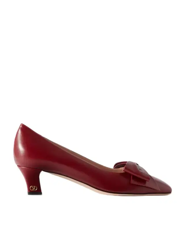 Bowow 45 Bow-embellished Leather Pumps