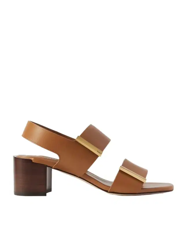 Leather Slingback Sandals