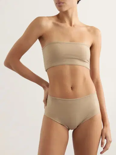 Alaïa Stretch-jersey Bandeau Bra And Briefs Set | Thumbnail 2 Alaïa Stretch-jersey Bandeau Bra And Briefs Set | Thumbnail 2