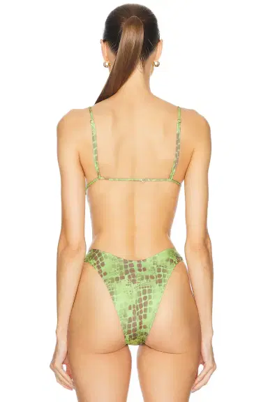 Heavy Manners Triangle Front Tie Bikini Top | Thumbnail 3 Heavy Manners Triangle Front Tie Bikini Top | Thumbnail 3