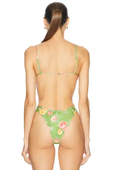 Heavy Manners Triangle Front Tie Bikini Top | Thumbnail 3 Heavy Manners Triangle Front Tie Bikini Top | Thumbnail 3