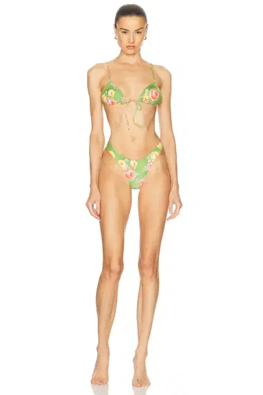 Heavy Manners Triangle Front Tie Bikini Top | Thumbnail 4 Heavy Manners Triangle Front Tie Bikini Top | Thumbnail 4
