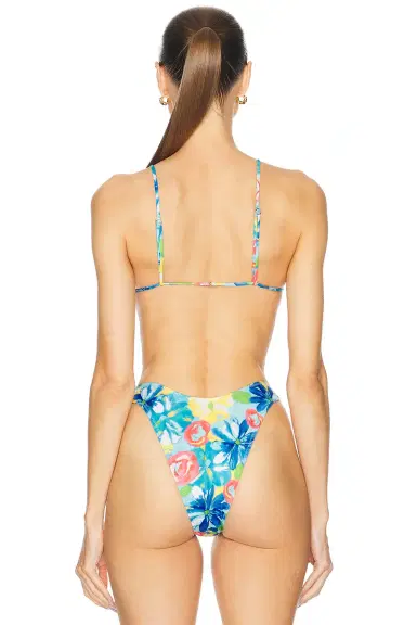 Heavy Manners Triangle Front Tie Bikini Top | Thumbnail 3 Heavy Manners Triangle Front Tie Bikini Top | Thumbnail 3