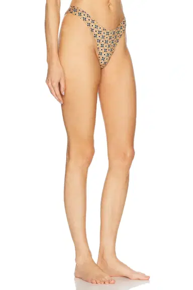 Heavy Manners High Cut Cheeky Bikini Bottom | Thumbnail 2