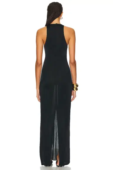 Saint Laurent Jersey Maxi Dress | Thumbnail 3