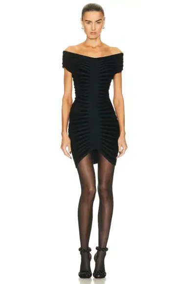 Alaïa 3d Velvet Dress | Thumbnail 1 Alaïa 3d Velvet Dress | Thumbnail 1