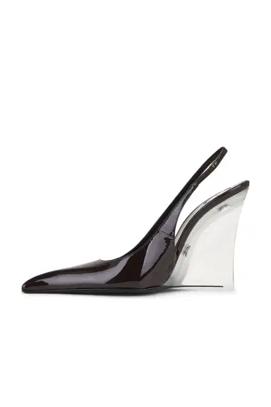 Saint Laurent Miller Wedge Pump | Thumbnail 5 Saint Laurent Miller Wedge Pump | Thumbnail 5