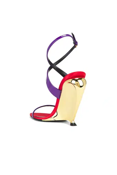 Saint Laurent Gippy Wedge Sandal | Thumbnail 3 Saint Laurent Gippy Wedge Sandal | Thumbnail 3