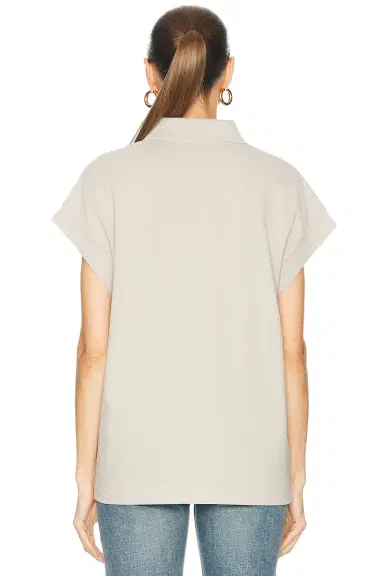 Saint Laurent Short Sleeve Polo Top | Thumbnail 3 Saint Laurent Short Sleeve Polo Top | Thumbnail 3