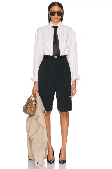 Saint Laurent Button Up Top | Thumbnail 4 Saint Laurent Button Up Top | Thumbnail 4