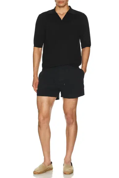 Saint Laurent Short Sleeve Polo Sweater | Thumbnail 4 Saint Laurent Short Sleeve Polo Sweater | Thumbnail 4
