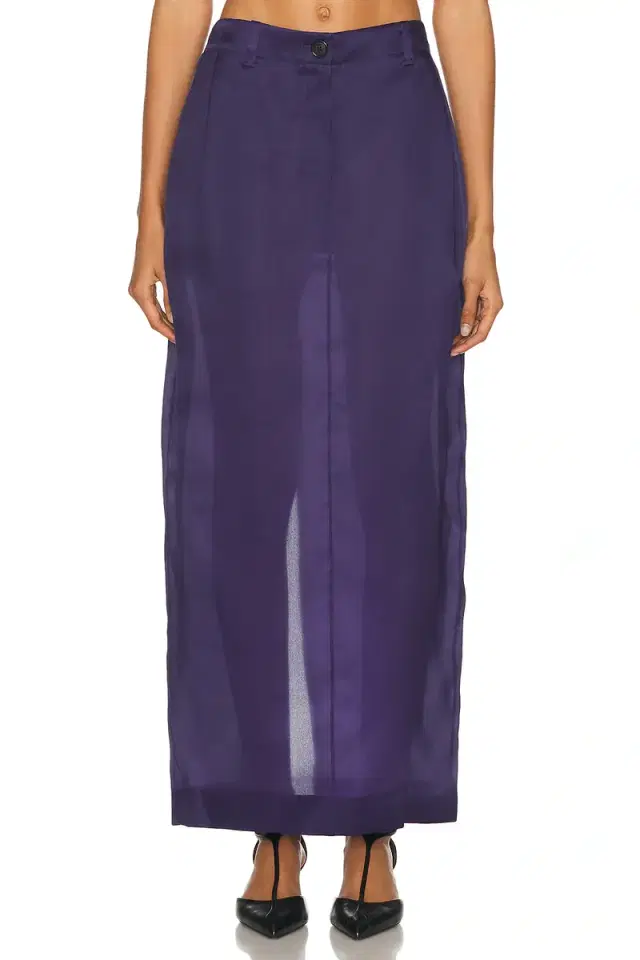 KHAITE Lucian Organza Skirt