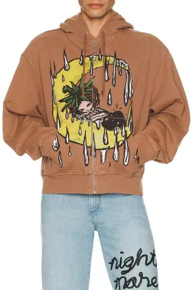 Sky High Farm Workwear Eri Zip Up Hoodie | Thumbnail 3