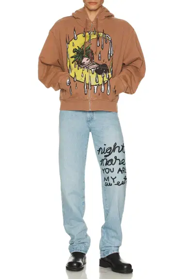 Sky High Farm Workwear Eri Zip Up Hoodie | Thumbnail 4