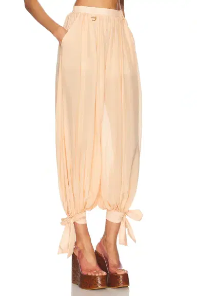 Chloé Ribbon Tied Trouser | Thumbnail 2 Chloé Ribbon Tied Trouser | Thumbnail 2