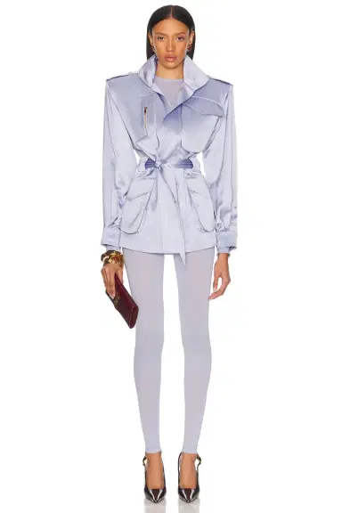 Alexandre Vauthier Satin Tailoring Jacket | Thumbnail 5 Alexandre Vauthier Satin Tailoring Jacket | Thumbnail 5