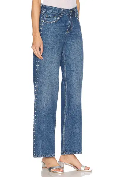 Sandy Liang Updo Straight Leg Jeans | Thumbnail 2