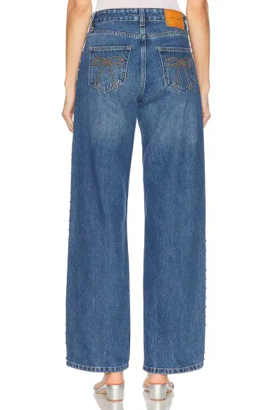 Sandy Liang Updo Straight Leg Jeans | Thumbnail 4