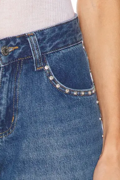 Sandy Liang Updo Straight Leg Jeans | Thumbnail 6