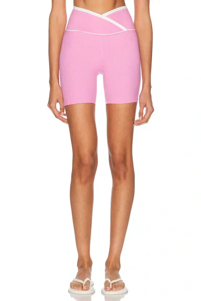 YEAR OF OURS Ribbed Two Tone Veronica Short