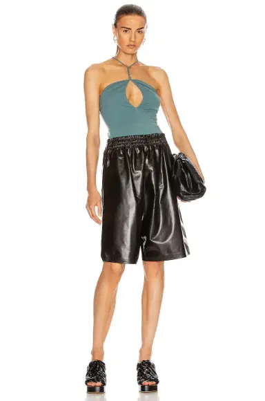 Bottega Veneta Leather Bermuda Short | Thumbnail 4