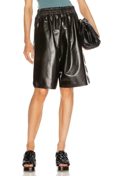 Bottega Veneta Leather Bermuda Short | Thumbnail 1