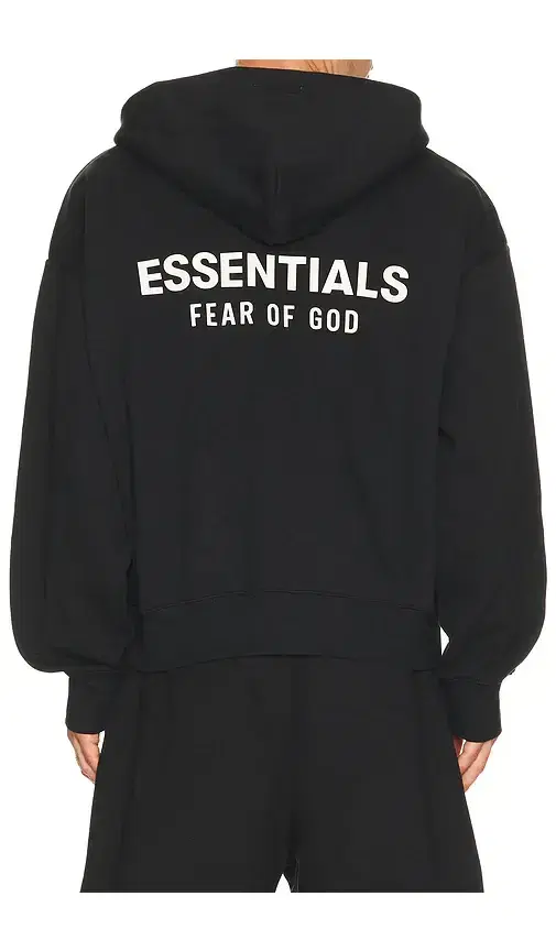Fear of God ESSENTIALS Classic Fit Fleece Zip Up Hoodie