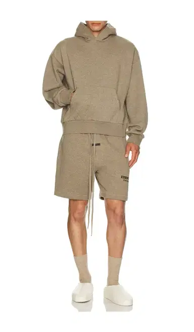 Fear of God Essentials Classic Fit Fleece Hoodie | Thumbnail 2