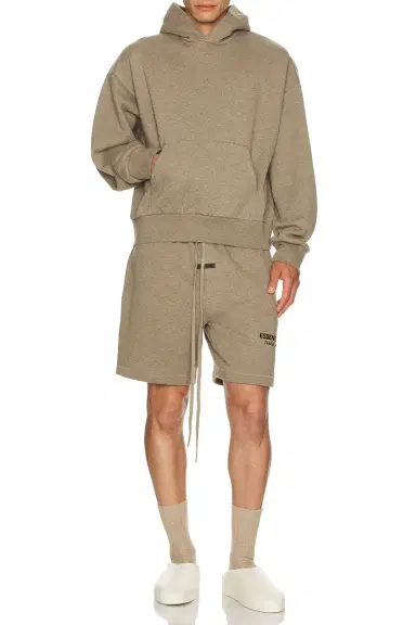 Fear of God Essentials Classic Fit Fleece Hoodie | Thumbnail 4