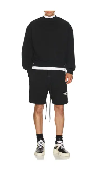 Fear of God Essentials Classic Fit Fleece Crew Neck Sweatshirt | Thumbnail 2