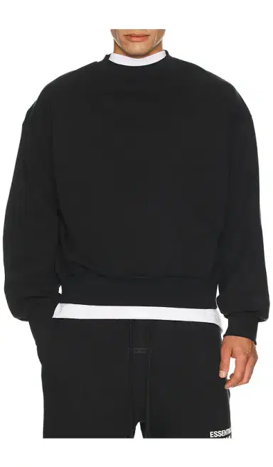 Fear of God Essentials Classic Fit Fleece Crew Neck Sweatshirt | Thumbnail 1