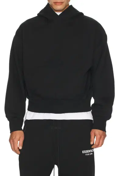 Fear of God ESSENTIALS Classic Fit Fleece Hoodie | Thumbnail 1 Fear of God ESSENTIALS Classic Fit Fleece Hoodie | Thumbnail 1