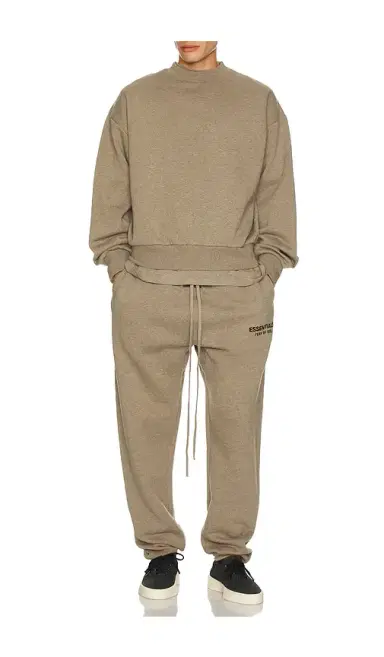 Fear of God Essentials Classic Fit Fleece Crew Neck Sweatshirt | Thumbnail 2