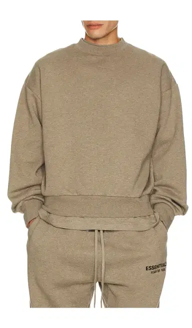 Fear of God Essentials Classic Fit Fleece Crew Neck Sweatshirt | Thumbnail 1
