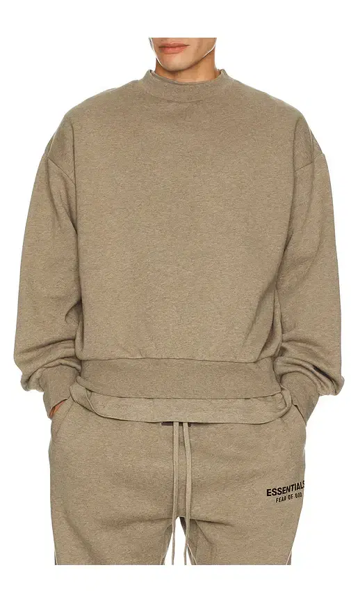 Classic Fit Fleece Crew Neck Sweatshirt