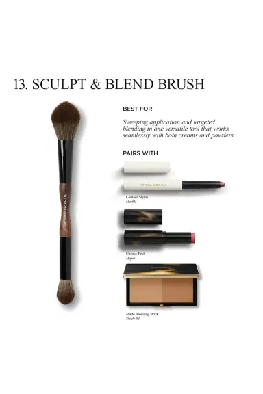 Victoria Beckham Beauty 13 Sculpt & Blend Brush | Thumbnail 2 Victoria Beckham Beauty 13 Sculpt & Blend Brush | Thumbnail 2