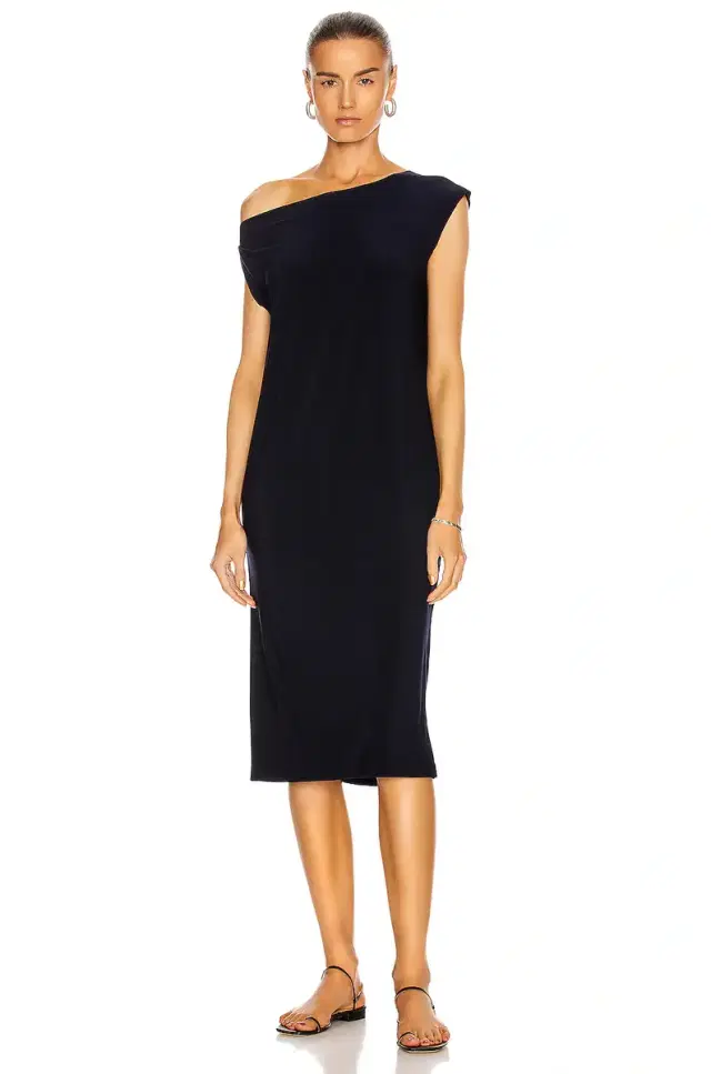 Norma Kamali Drop Shoulder Dress