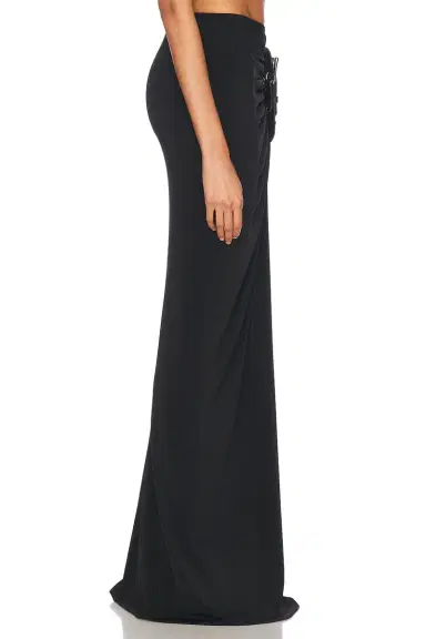 Sid Neigum Floor Length Gathered Belt Skirt | Thumbnail 4