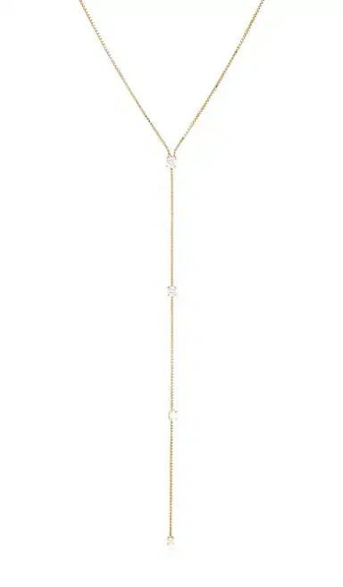 EF COLLECTION Diamond Callae Lariat Necklace | Thumbnail 2 EF COLLECTION Diamond Callae Lariat Necklace | Thumbnail 2