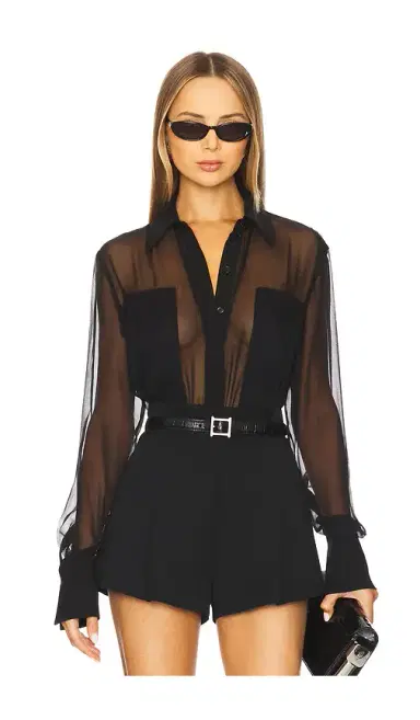SANS FAFF Flore Silk Shirt | Thumbnail 1 SANS FAFF Flore Silk Shirt | Thumbnail 1