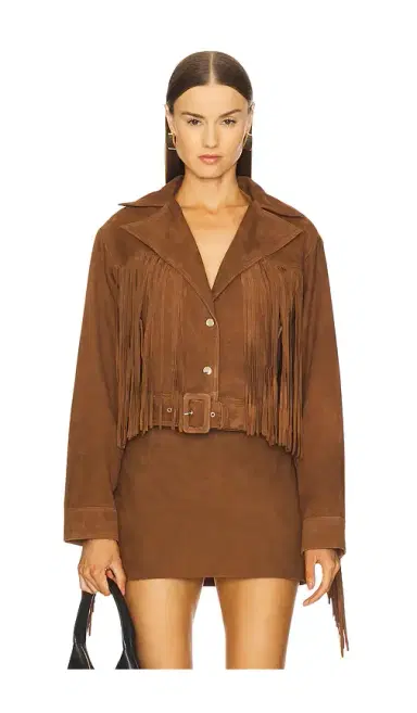 Retrofête Vonda Suede Jacket | Thumbnail 2 Retrofête Vonda Suede Jacket | Thumbnail 2