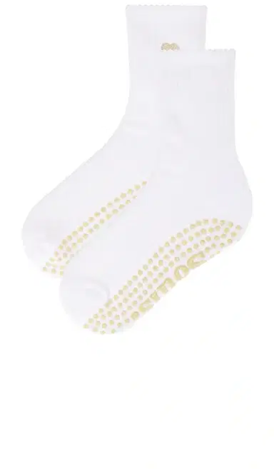 Souls. Beige Heart Grip Socks | Thumbnail 2 Souls. Beige Heart Grip Socks | Thumbnail 2