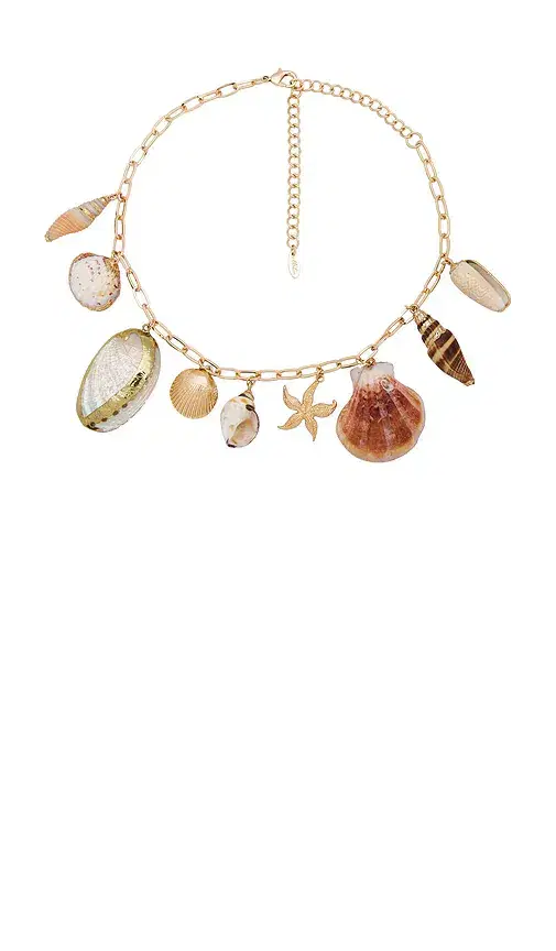 Ettika Private Island Assorted Shell Necklace