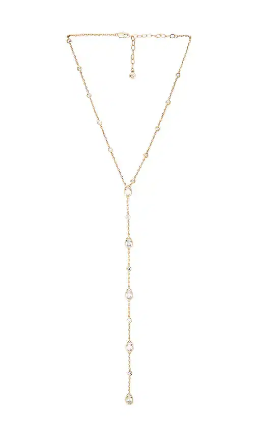 Ettika Radiant Gem Lariat Necklace