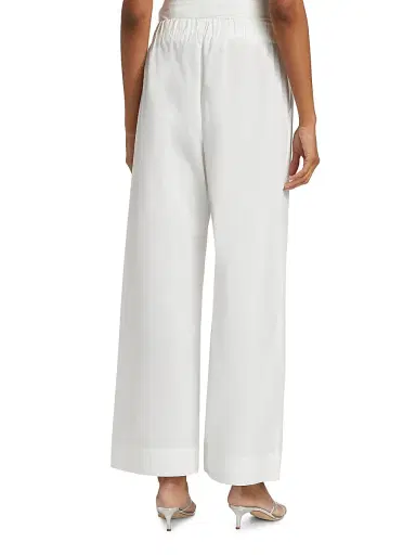 Simkhai Women's Arden Wide-Leg Pants - White - Size XS | Thumbnail 5 Simkhai Women's Arden Wide-Leg Pants - White - Size XS | Thumbnail 5